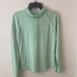 Under Armour Light Green Pullover. Size M.